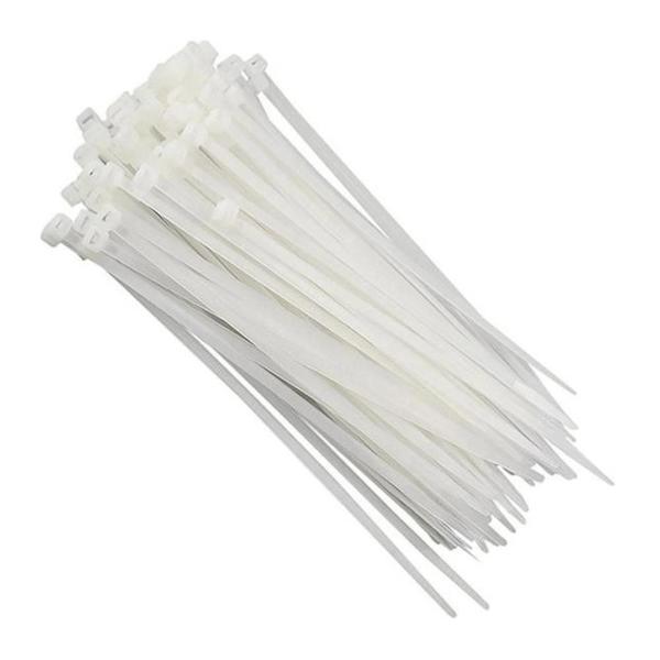 Abracadeira de NYLON Western 3,6 X 15CM com 100 Unidades Branco Imagem de Abracadeira de NYLON Western 3,6 X 15CM com 100 Unidades Branco