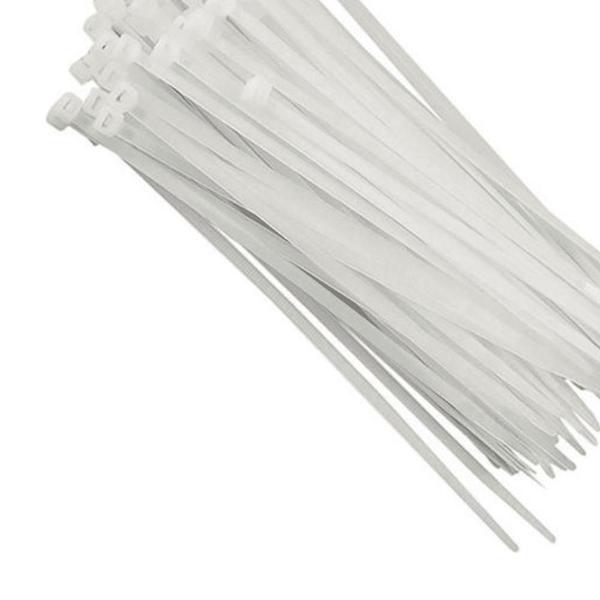 Abracadeira de NYLON Western 3,6 X 15CM com 100 Unidades Branco Imagem de Abracadeira de NYLON Western 3,6 X 15CM com 100 Unidades Branco