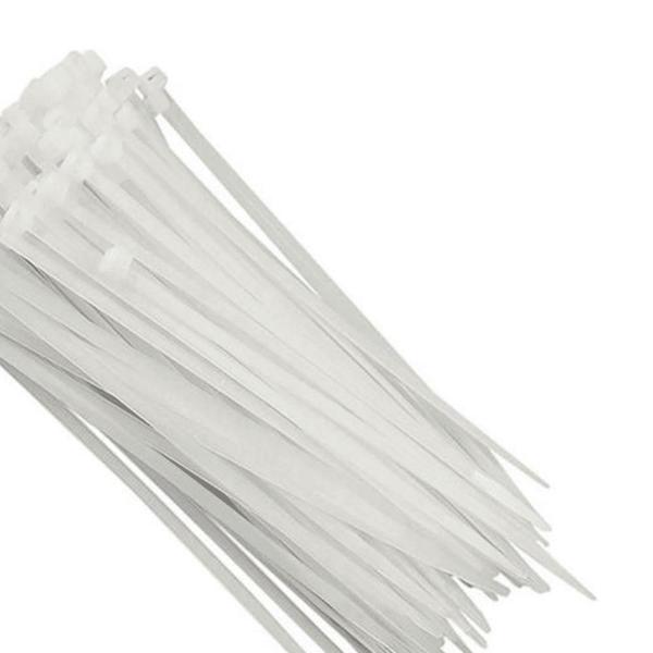 Abracadeira de NYLON Western 3,6 X 15CM com 100 Unidades Branco Imagem de Abracadeira de NYLON Western 3,6 X 15CM com 100 Unidades Branco