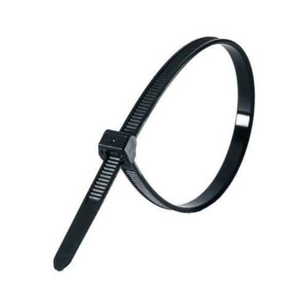 Abraçadeira Em Nylon 300mm X 4,8mm Preta 100 Unidades - OMEGA Imagem de Abraçadeira Em Nylon 300mm X 4,8mm Preta 100 Unidades