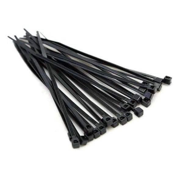 Abraçadeira Em Nylon 300mm X 4,8mm Preta 100 Unidades - OMEGA Imagem de Abraçadeira Em Nylon 300mm X 4,8mm Preta 100 Unidades