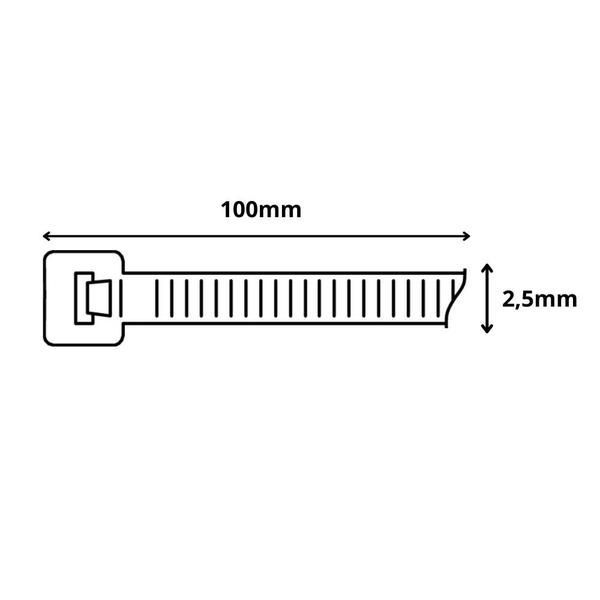 Imagem de Abraçadeira Insulok T18R Verde 100x2,5mm Hellermann