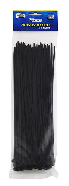 Abraçadeira Nylon 100 Unidades Kit 3,6 x 250mm - WESTERN Imagem de Abraçadeira Nylon 100 Unidades Kit 3,6 x 250mm