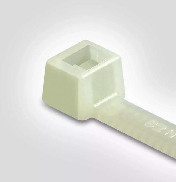 Abraçadeira Nylon 300x3.7mm Branca - 100 unidades - Frontec Imagem de Abraçadeira Nylon 300x3.7mm Branca - 100 unidades