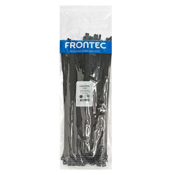 Abraçadeira Nylon 7,6x387mm Preto 50 Peças Frontec Imagem de Abraçadeira Nylon 7,6x387mm Preto 50 Peças Frontec