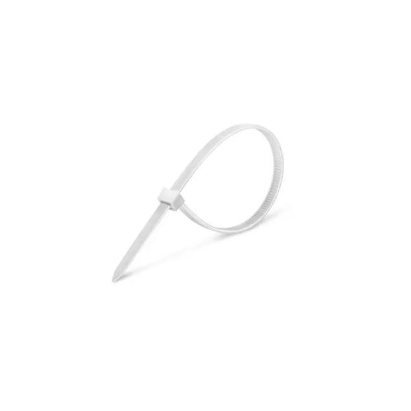 Abraçadeira Nylon Branco 4,8 X 200 Mm Pacote Com 100 - Sr Imagem de Abraçadeira Nylon Branco 4,8 X 200 Mm Pacote Com 100