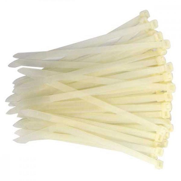 Imagem de Abracadeira Nylon Brasfort 2,5X150 Branco C/100