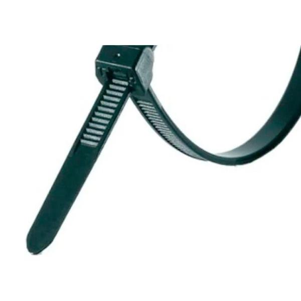 Imagem de Abracadeira Nylon Brasfort Preta 7,6Mmx200Mm Com 50 Pecas - 8878