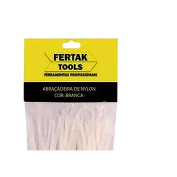 Imagem de Abracadeira Nylon Fertak 2,5X200 Branco C/100