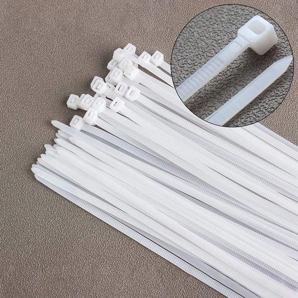 Imagem de Abraçadeira Nylon Fita Hellermann 3,6X300MM Branco C/ 500 UN