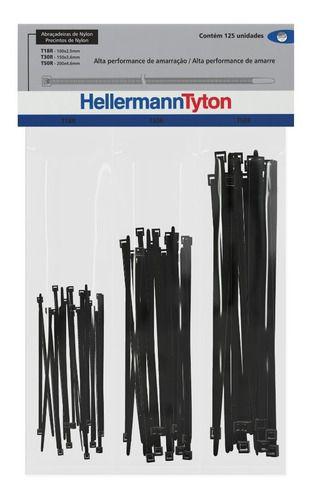 Imagem de Abraçadeira Nylon Hellermann Tyton Kit T18r / T30r / T50r