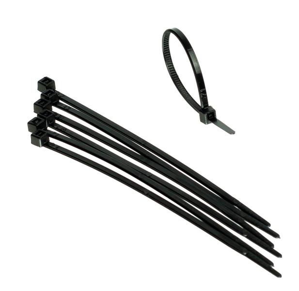 Abraçadeira Nylon Preta 1,3x4,9x280mm 800 Unidade No Atacado - NTV Imagem de Abraçadeira Nylon Preta 1,3x4,9x280mm 800 Unidade No Atacado