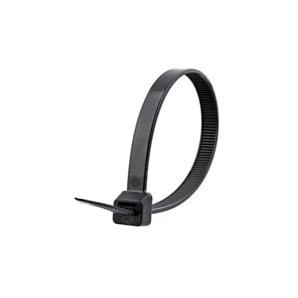Abraçadeira Nylon Preto 3,6 X 200 Mm Pacote Com 100 - Mark Imagem de Abraçadeira Nylon Preto 3,6 X 200 Mm Pacote Com 100