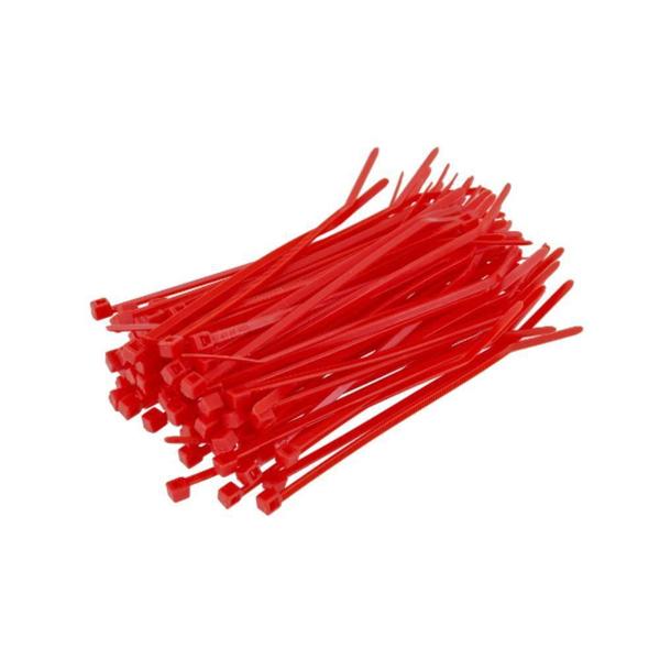 Abraçadeira Nylon Starfer Vermelha 150Mm X 3,6 100 Peças Imagem de Abraçadeira Nylon Starfer Vermelha 150Mm X 3,6 100 Peças