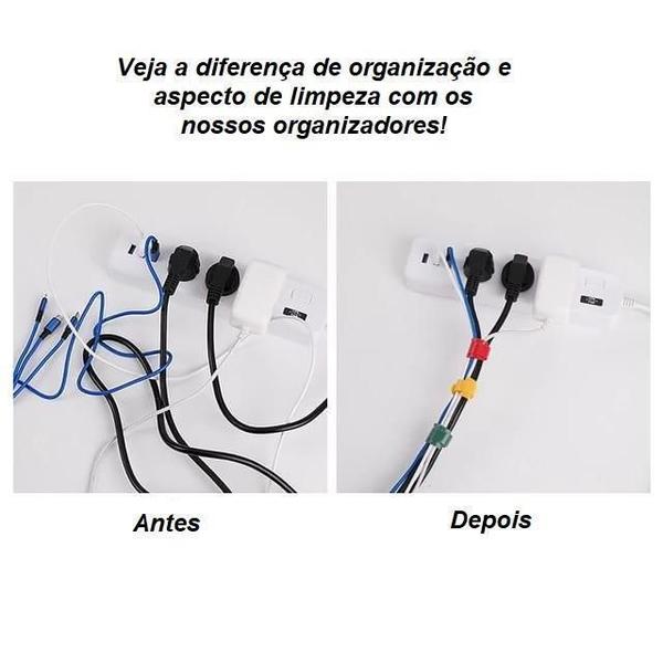 Imagem de Abraçadeira Organizadora Fios 15cm x 1,2cm Nylon Sortida