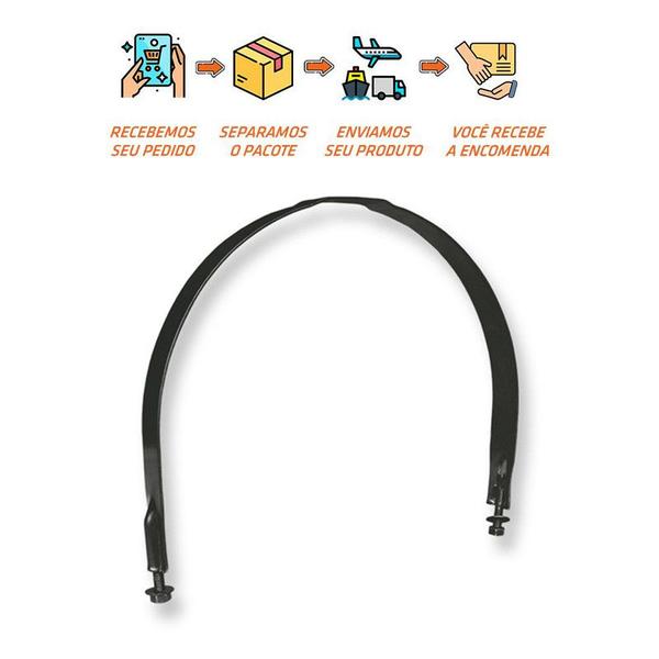 Abraçadeira para suporte de corote 25 litros chassi - Zanbor Imagem de Abraçadeira para suporte de corote 25 litros chassi