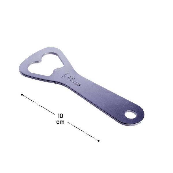 Abridor de Garrafa 10 CM de Inox Boteco - ORIGINAL Imagem de Abridor de Garrafa 10 CM de Inox Boteco - ORIGINAL