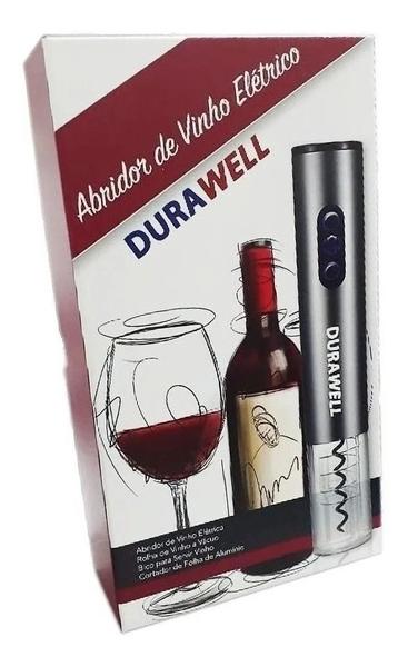 Imagem de Abridor De Garrafa Vinho Automático Elétrico Kit 4 Peças