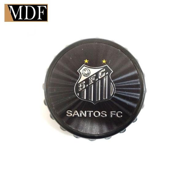 Imagem de Abridor de Garrafas Tampão 3d Oficial Santos