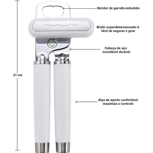 Imagem de Abridor De Latas E Garrafas Branco Kitchenaid