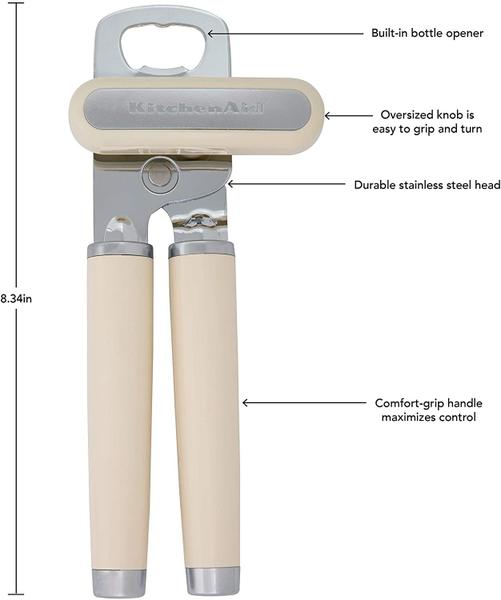 Imagem de Abridor de latas multifuncional: creme de amêndoa, 8,34 pol