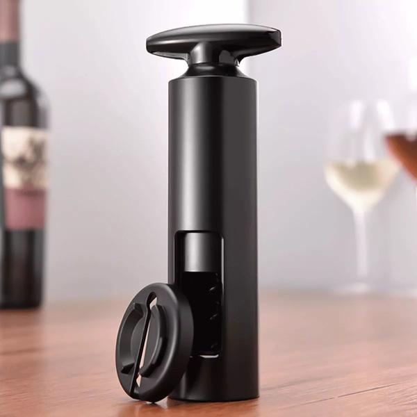 Imagem de Abridor de Vinhos Com Suporte Corta Lacres Moderno 16cm