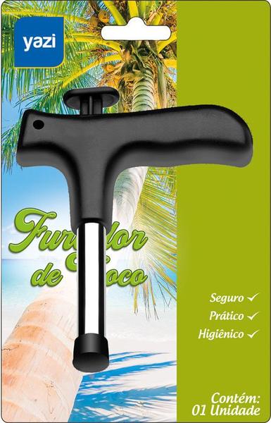 Imagem de Abridor Furador De Coco Verde Inox Metalcoco - Yazi