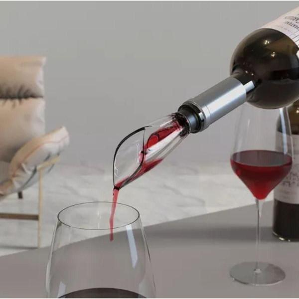 Abridor Garrafa Automático E Magnético Cerveja Refri Vinho - Eletric Wine Set Imagem de Abridor Garrafa Automático E Magnético Cerveja Refri Vinho