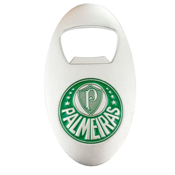 Imagem de Abridor Garrafas Prateado Com Ímã Palmeiras