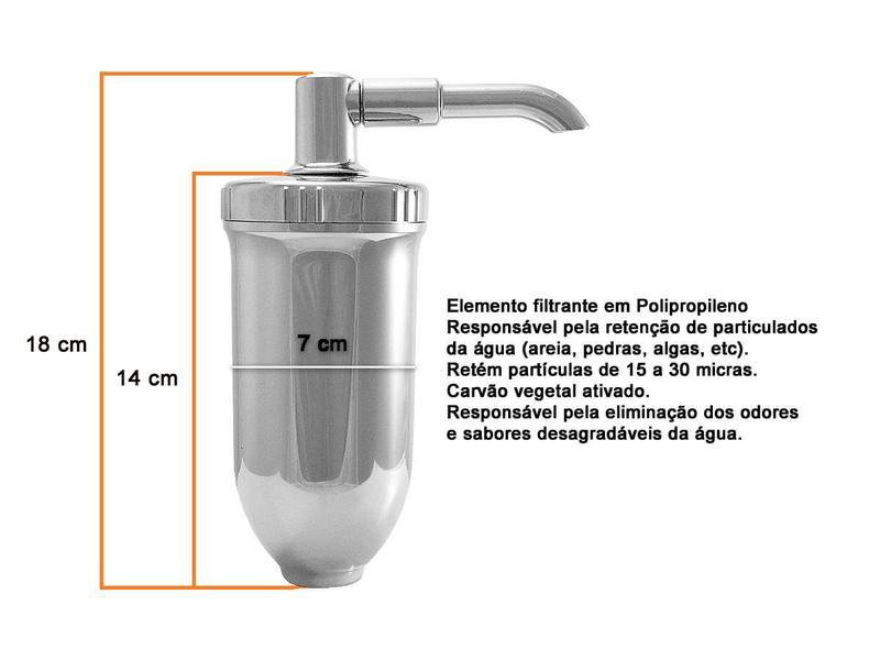 Imagem de Abs purificador de agua pia coz/parede c50 1/4 v dn15 2167