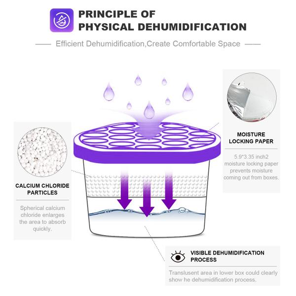 Absorvedores de umidade NATRUTH, pacote com 9 desumidificadores de armário com lavanda Imagem de Absorvedores de umidade NATRUTH, pacote com 9 desumidificadores de armário com lavanda