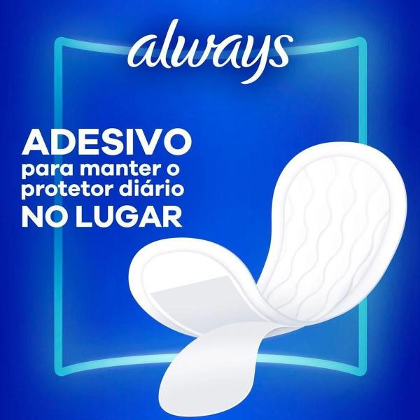 Imagem de Absorvente Always Diários Respirável Sem Perfume Com 40 Protetores Always