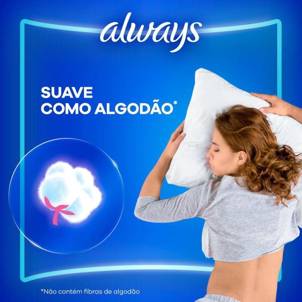 Imagem de Absorvente Always Noturno Suave c/ Abas 28cm Leve 8 Pague 7