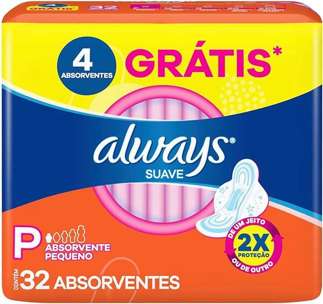 Imagem de Absorvente always suave c/abas c/32