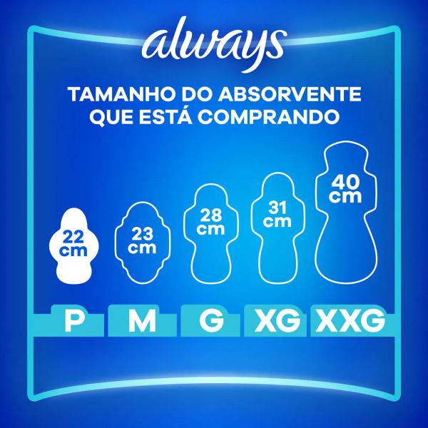 Imagem de Absorvente Always Suave P Com Abas 10 Unidades Always