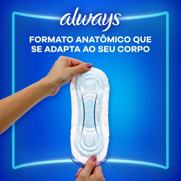 Imagem de Absorvente Always Suave P Sem Abas Absorve e Distribui 8 Unidades Always