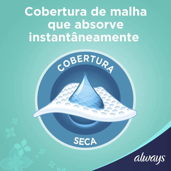 Imagem de Absorvente Always Ultrafino Cobertura Seca com Abas 8 Unidades