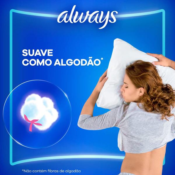 Imagem de Absorvente Always XG Suave Com Abas Noites Tranquilas Proteção 26 Unidades Always