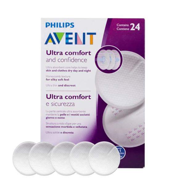 Imagem de Absorvente Descartável De Seios Avent Amamentar Caixa C/ 24