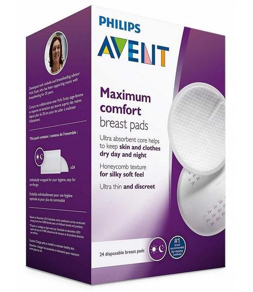 Imagem de Absorvente Descartável para Seios Philips Avent - 3 Peças