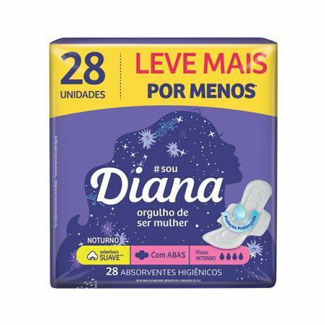 Imagem de Absorvente diana noturno suave c/ 28