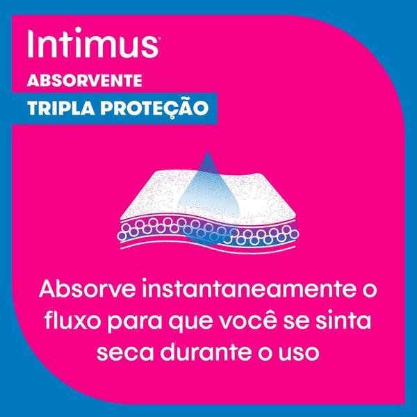 Imagem de Absorvente Externo Intimus Tripla Proteção Seca com Abas Leve 16 Pague 14