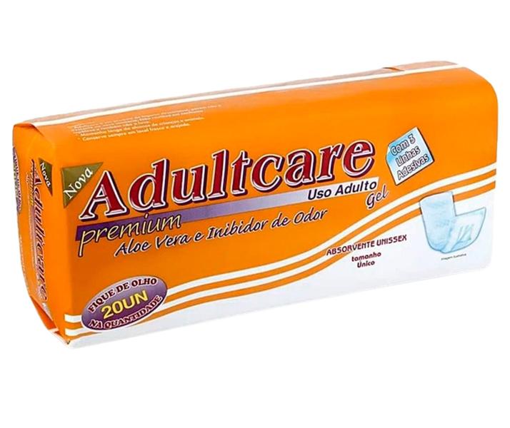 Imagem de Absorvente Geriátrico Adultcare Premium Com 120 Unidades