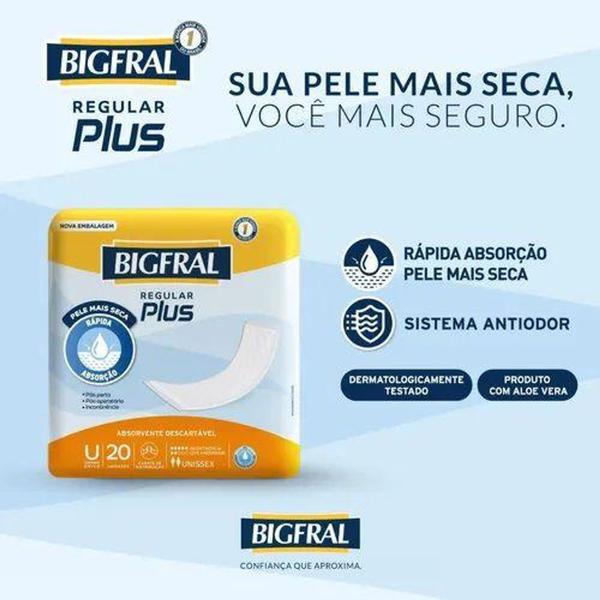 Imagem de Absorvente Geriátrico Bigfral regular plus - 20unidades