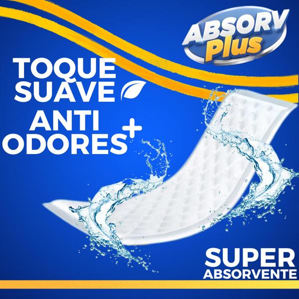 Imagem de Absorvente Geriátrico Incontinência Absorv Plus - 50 Unidades