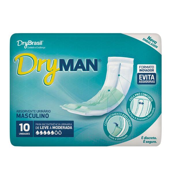 Imagem de Absorvente Geriátrico Masculino C/ 10 - Dryman