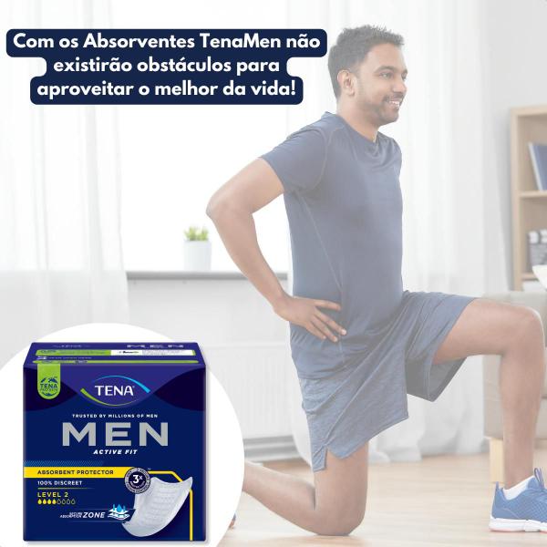 Imagem de Absorvente Geriátrico Masculino Tena Men Diurno Ou Noturno - Noturno