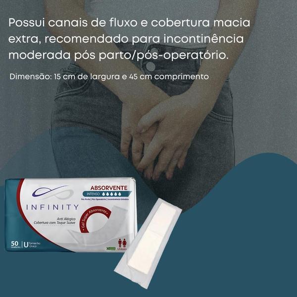 Imagem de Absorvente Geriátrico Pós Parto Pós Operatório Infinity Revenda Barato