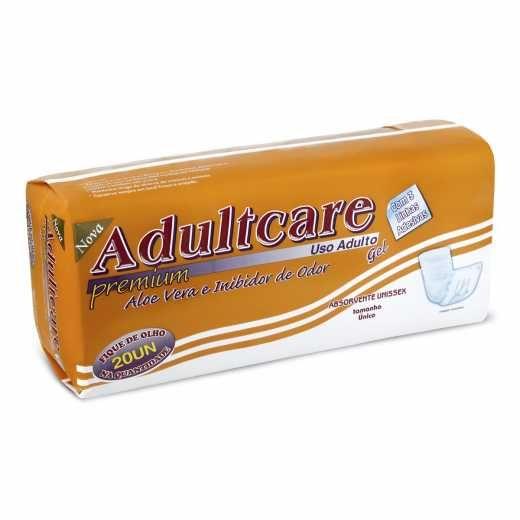 Imagem de Absorvente Geriátrico Unissex Adultcare 20 Unidades