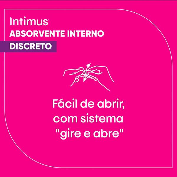 Imagem de Absorvente Interno Intimus Discreto Mini  8 Unidades